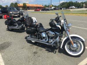 Flat Tire on a Motorcycle